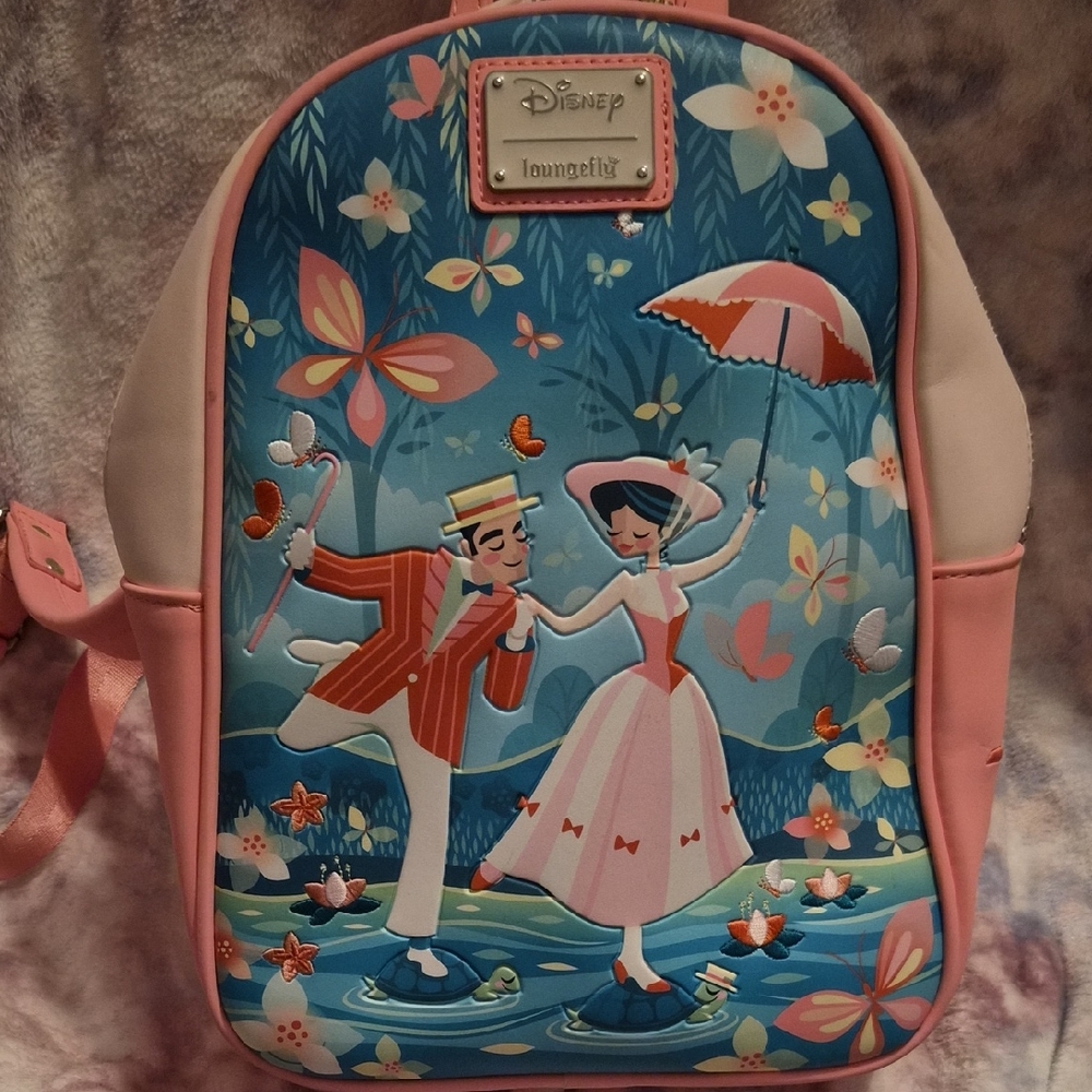 Rare Mary Poppins And Bert Jolly Holiday Loungefly
